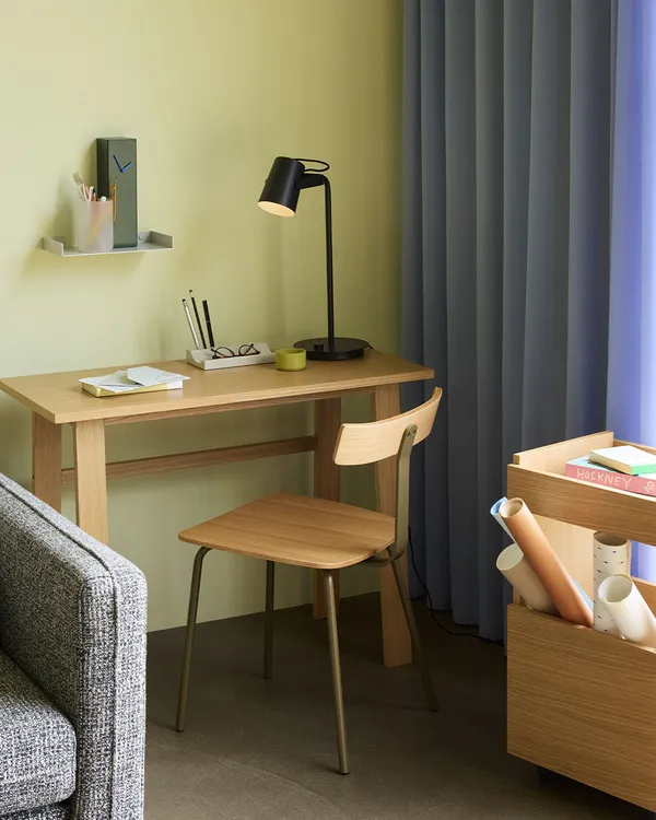 Poke Skrivebord Naturlig