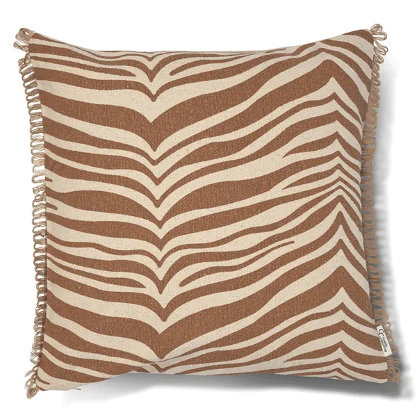 Zebra Kudde 50x50 cm Glazed Ginger