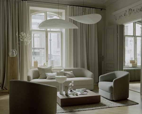 Covent Deep 3-Seter Sofa Hemp