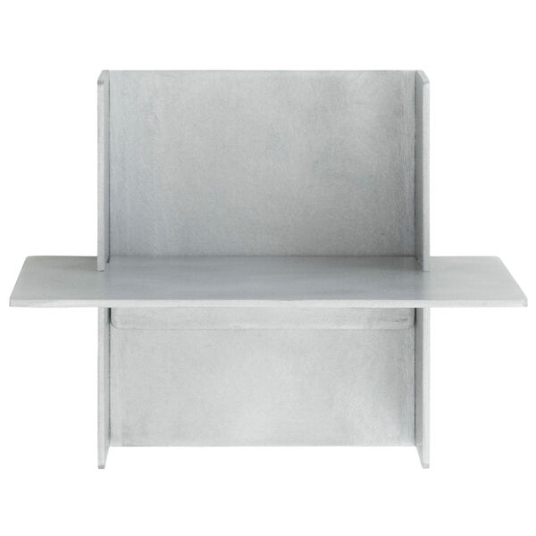 Alu Hylle Børstet Aluminium 25 cm