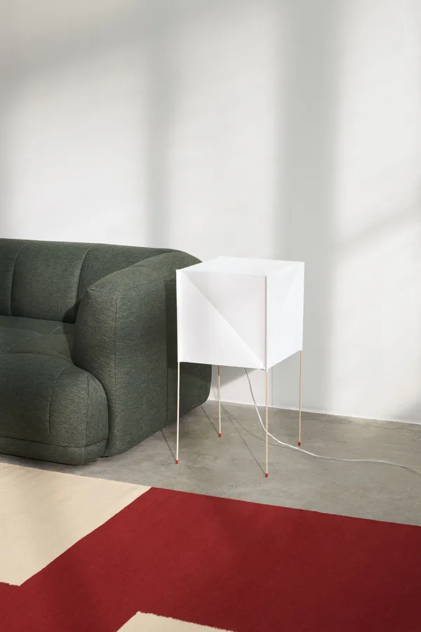 Paper Cube Table Lamp Gulvlampe Hvid