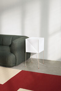 Paper Cube Table Lamp Gulvlampe Hvid