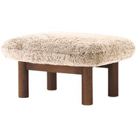 Brasilia Ottoman Mørkbejdset Eg Sheepskin Nature
