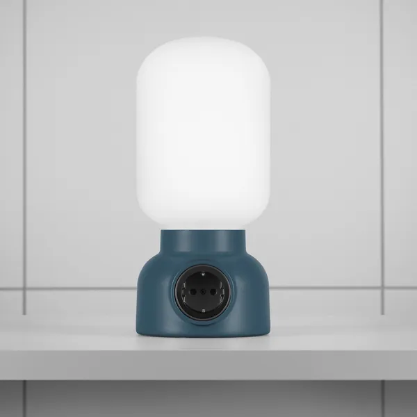 Plug Lamp Bordlampe Sort