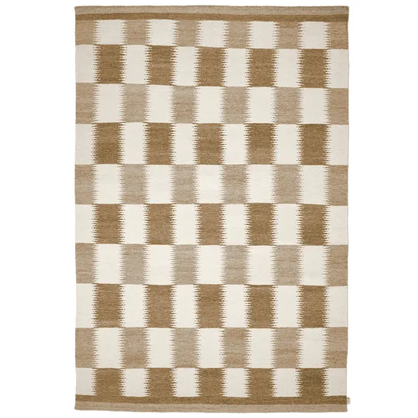 Tagel Uldgulvtæppe 250x350 cm Beige