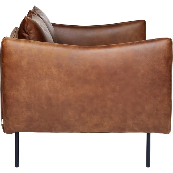 Tiki Sofa 2-Pers Sorte Ben / Læder Vintage Rangers
