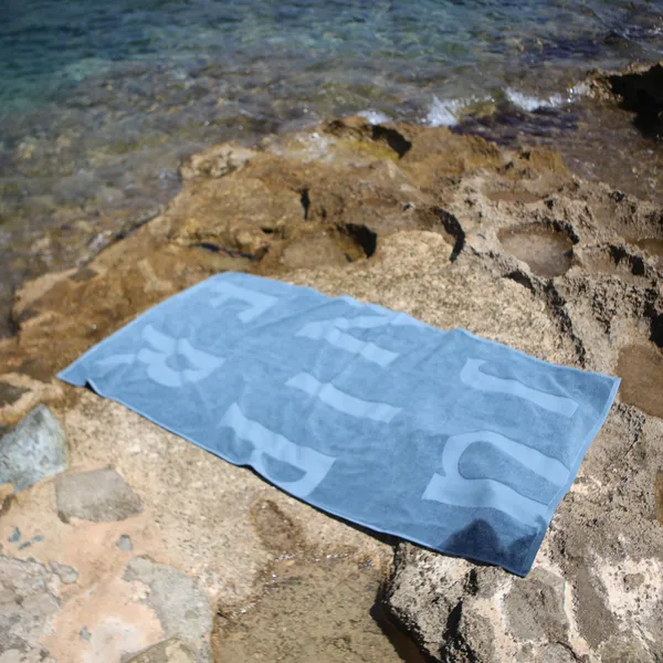 Strandhåndkle 85x160 cm North Sea Blue