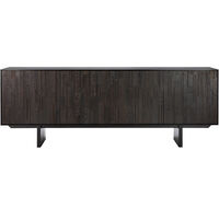 Teak Mosaik Sideboard Fyra Dörrar