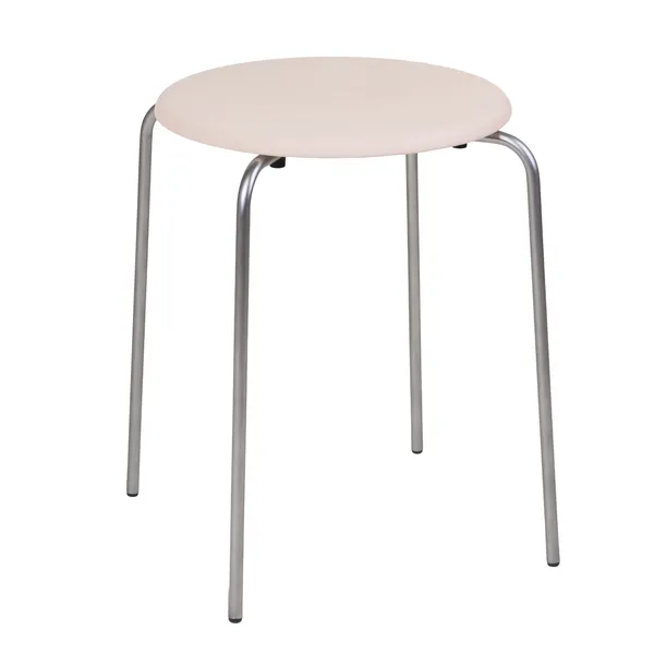Petit Rond Pall Rostfritt Stål / Läder