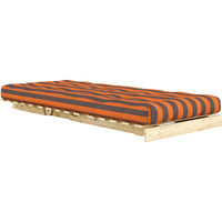 Roots Sovesofa 90x200 cm Orange / Brun
