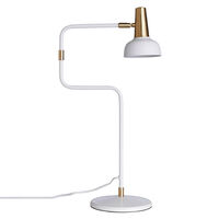 Ray Bordlampe Hvit/Messing