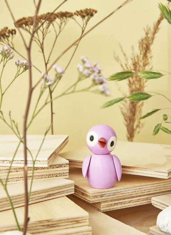 Grateful Spring Bird Puuhahmo 65 cm Pinkki