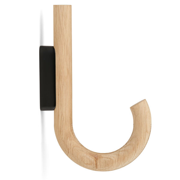 Hook Krog Egetræ / Sort
