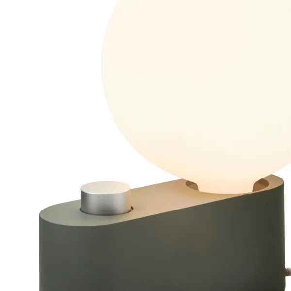 Alumina Table Lamp with Sphere IV Green