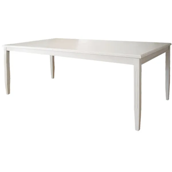Stockholm 2.0 Dining table 200 Incl. 2 inlays Whitewash