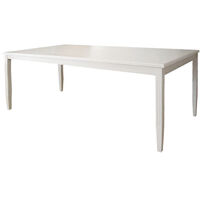 Stockholm 2.0 Dining table 200 Incl. 2 inlays Whitewash