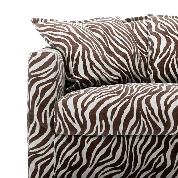 Stopning Til Le Grand Air Love Seat Chenille Zebra