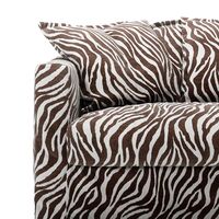 Stopning Til Le Grand Air Love Seat Chenille Zebra