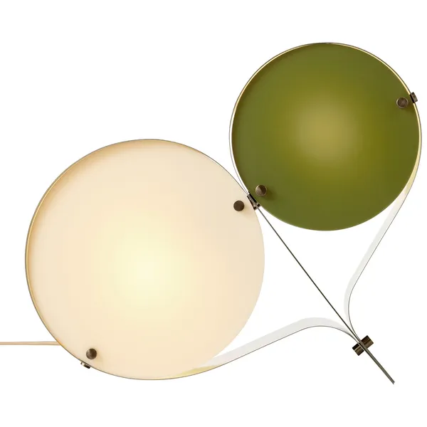 Coppia Bordlampe Ivory / Olivengrøn