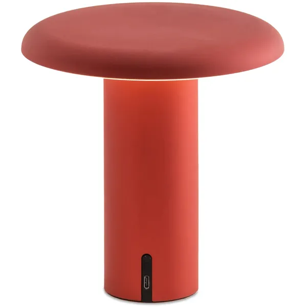 Takku Bordlampe Bærbar Anodized Red