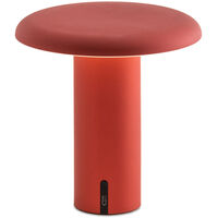 Takku Bordlampe Bærbar Anodized Red