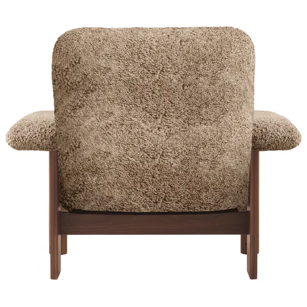Brasilia Nojatuoli Walnut / Sheepskin Sahara