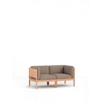 Modular 2-Seters Sofa Med Sider Eik/Moss 13