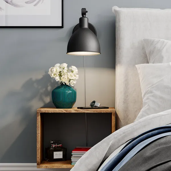 Bazar Mini Vegglampe Svart