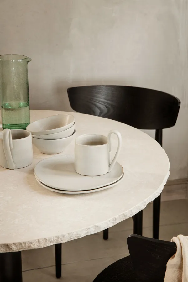 Mineral Matbord Bianco Curia Marmor Ø90 cm