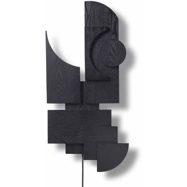 Totem Deco Væglampe Sort