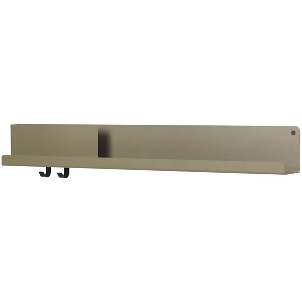 Folded Hylle 13x96 cm Oliven