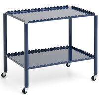 Arcs Serveringsvogn Lav Steel Blue