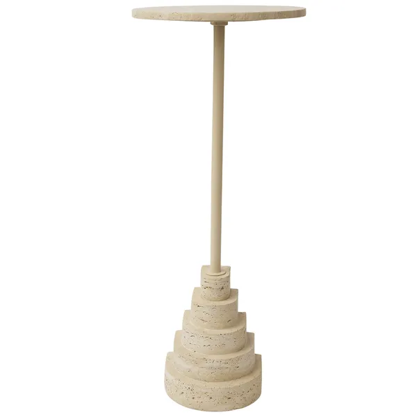 Solum Sidobord Sand/Travertin 78 cm