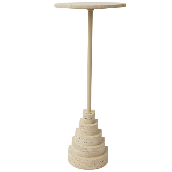 Solum Sidebord Sand/Travertin 78 cm