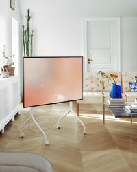 Moon Rollin' Tv Stand Pearl
