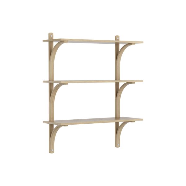 Levi Seinähylly 90 cm Medium Messinginvärinen / Valkoinen Pigmentoitu Saarni
