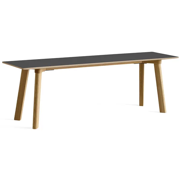 CPH Deux 215 2.0 Bænk 140 cm Sort / Vandbaseret Lakeret Eg