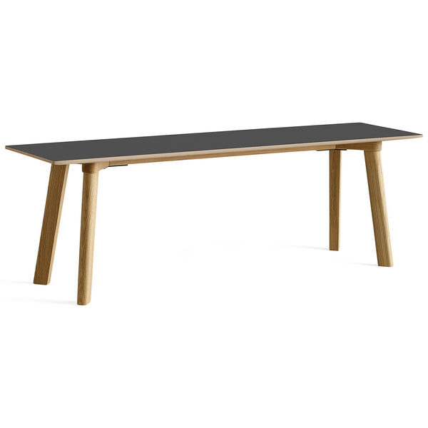 CPH Deux 215 2.0 Bænk 140 cm Sort / Vandbaseret Lakeret Eg