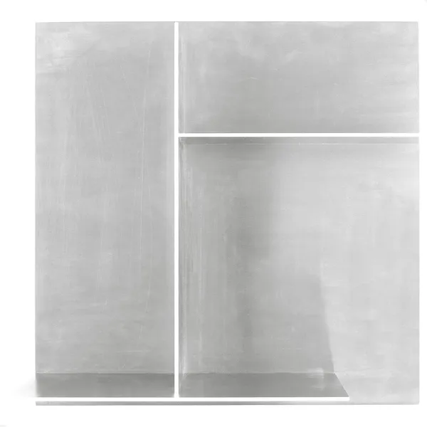 Rivet Hylde 45x45 cm Aluminium