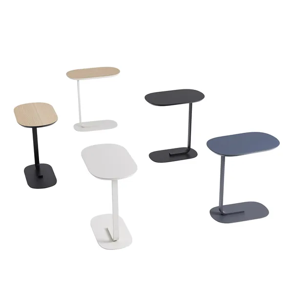 Relate Sidebord Massiv Røkt Eik / Sort
