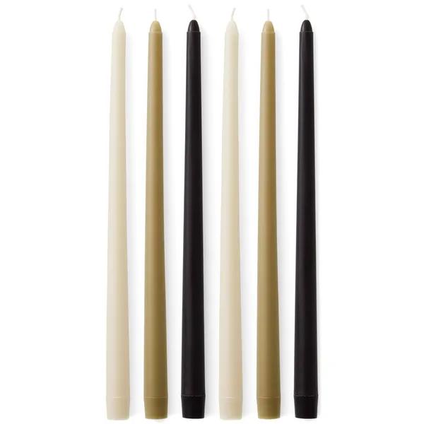 Spire Stearinlys 6-pak Neutral