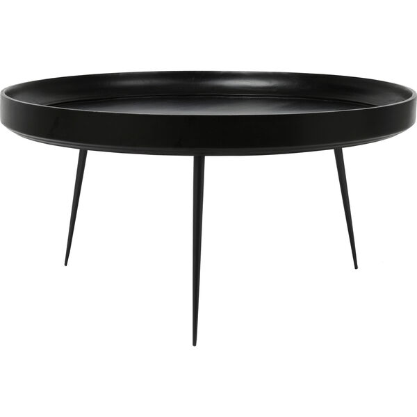 Bowl Sofabord Sortbejdset Mangotræ 75 cm
