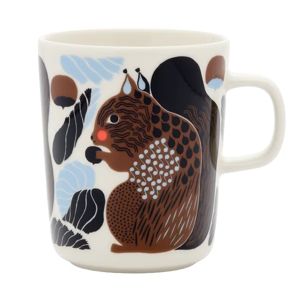 Kurre Kaffekopp 25 cl Brun / Lyseblå