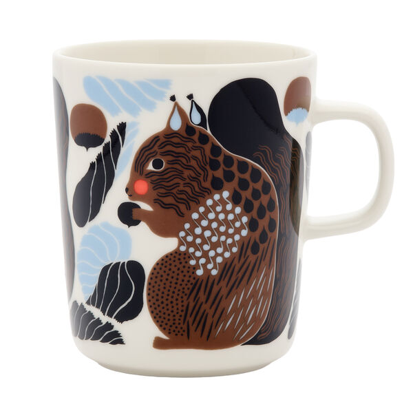 Kurre Kaffekop 25 cl Brun / Lyseblå