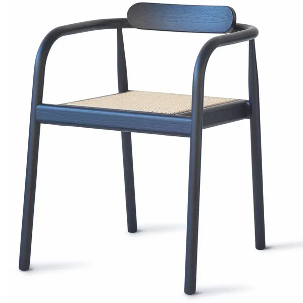Ahm Stol Marineblå