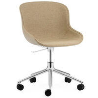 Hyg Svingstol 5W Polstret Main Line Flax Aluminium / Sand