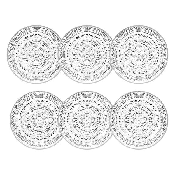 Kastehelmi Sidetallerken 17 cm 6-pk Klar