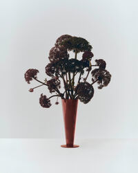 Conical Vase Medium Rose / Dark Red