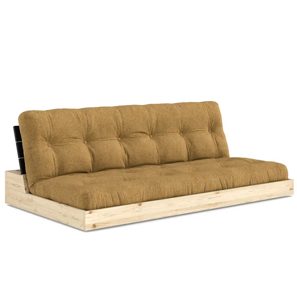 Base Sofa Bed Black Night / Golden Ochre