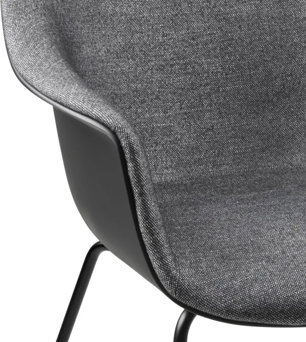 Bat Spisebordstol Polstret Front / Konisk Fot Plain 0023